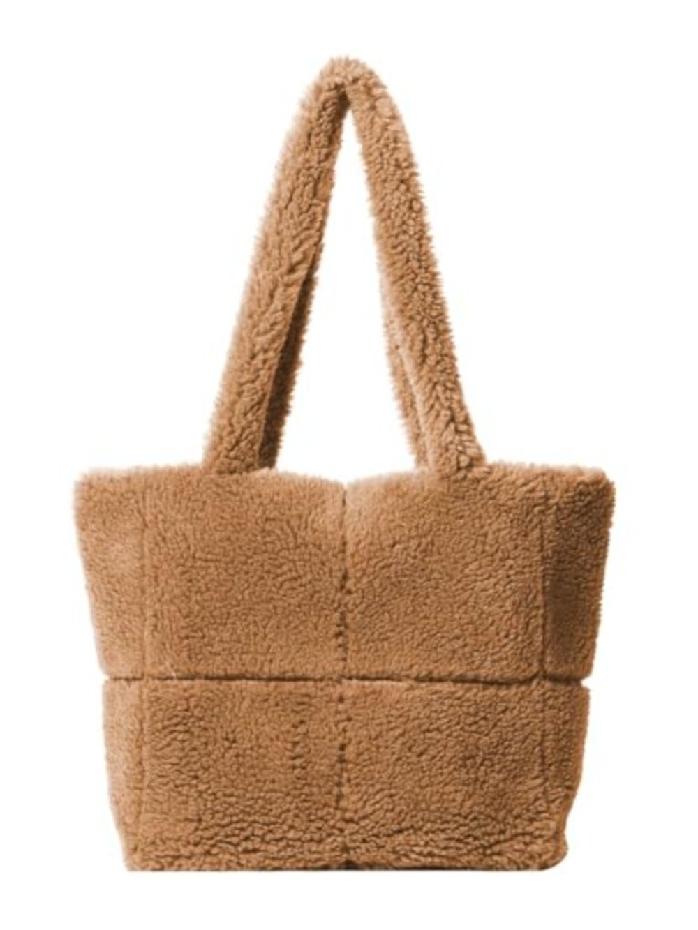 Fuzzy Faux Fur Tote Bag Fluffy Shoulder Purse Plush Handbag